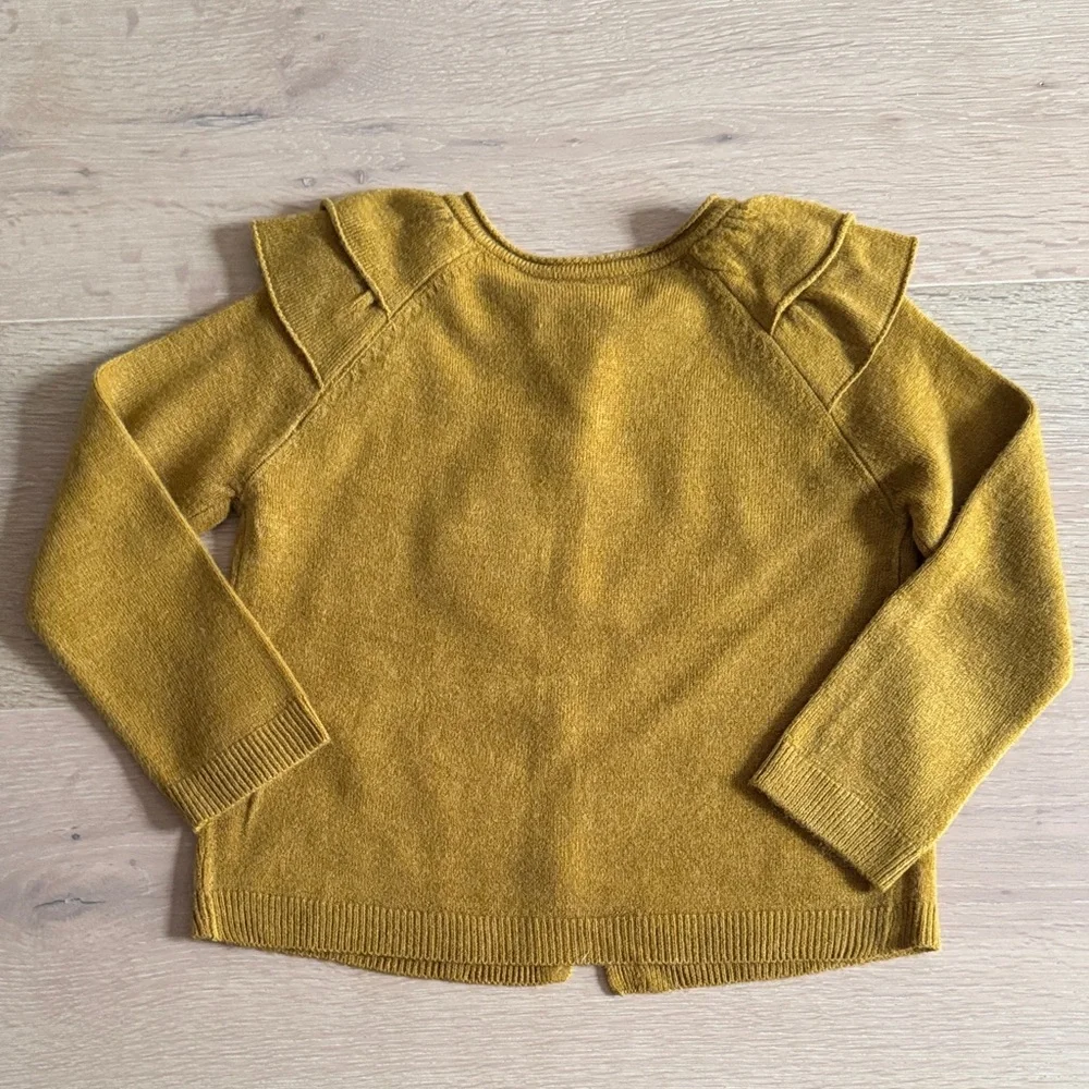 Zara Stylish Mustard Kids Cardigan - Picture 3 of 3